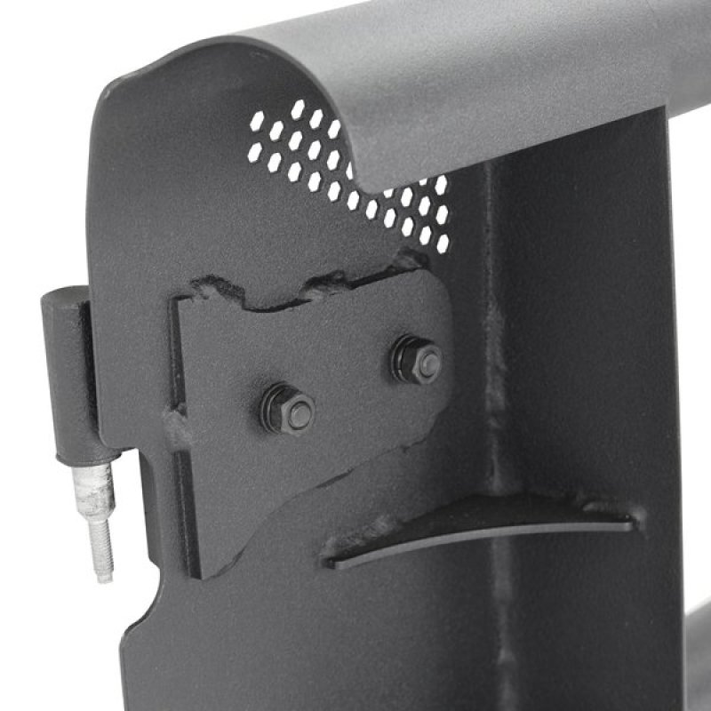 Jeep Wrangler JLU Door Replacements - Rear - Go Rhino - Trailline Tube Doors - Black textured powder coat - `18-`21